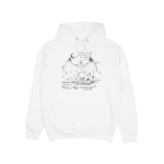 Fighting Dragons With You White Hoodie