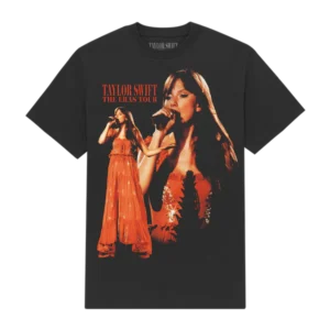 Taylor Swift The Eras Tour Photo Black T-Shirt