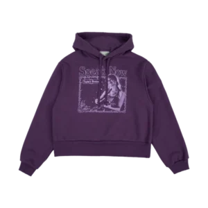 The Story Of Us Purple Crop Hoodie