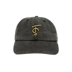 TS Washed Black Dad Hat