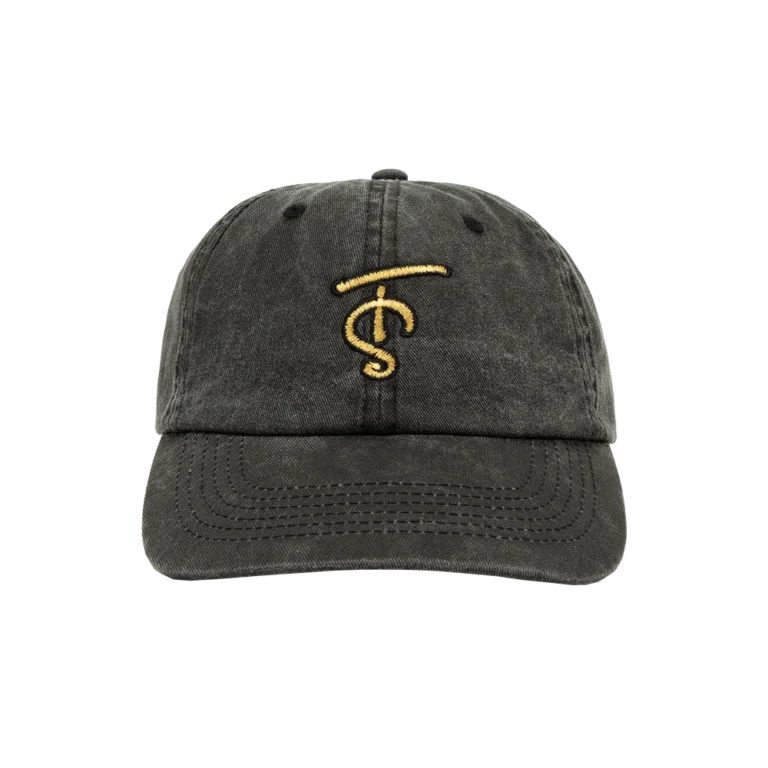 TS Washed Black Dad Hat