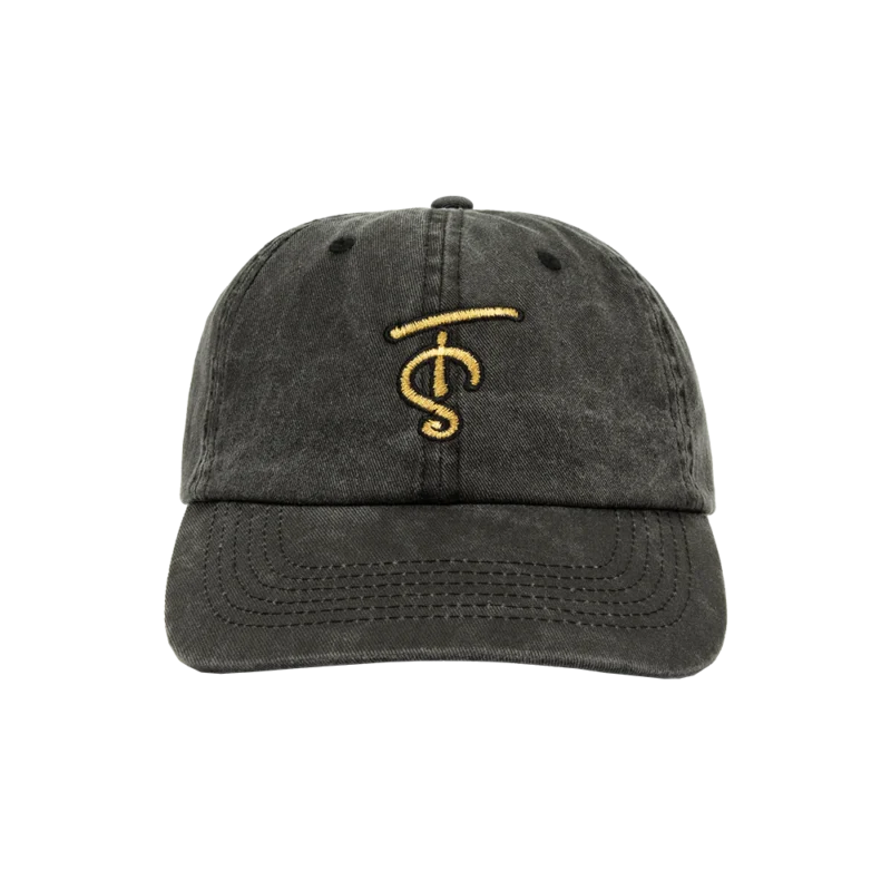 TS Washed Black Dad Hat