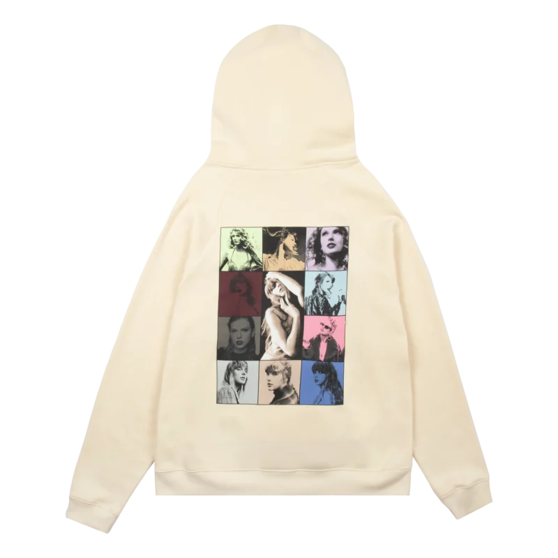 Taylor Swift The Eras II Tour Beige Hoodie