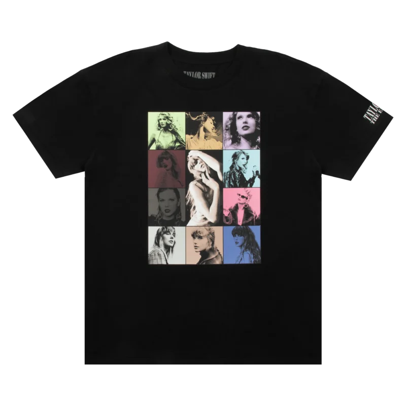 Taylor Swift The Eras II Tour Black T-Shirt