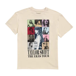 Taylor Swift The Eras International Tour Beige T-Shirt