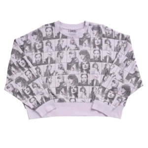 Taylor Swift The Eras Tour Cropped Lavender Pullover