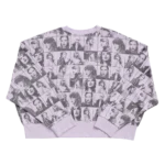 Taylor Swift The Eras Tour Cropped Lavender Pullover back