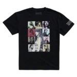 Taylor Swift The Eras Tour US Dates Black T-Shirt