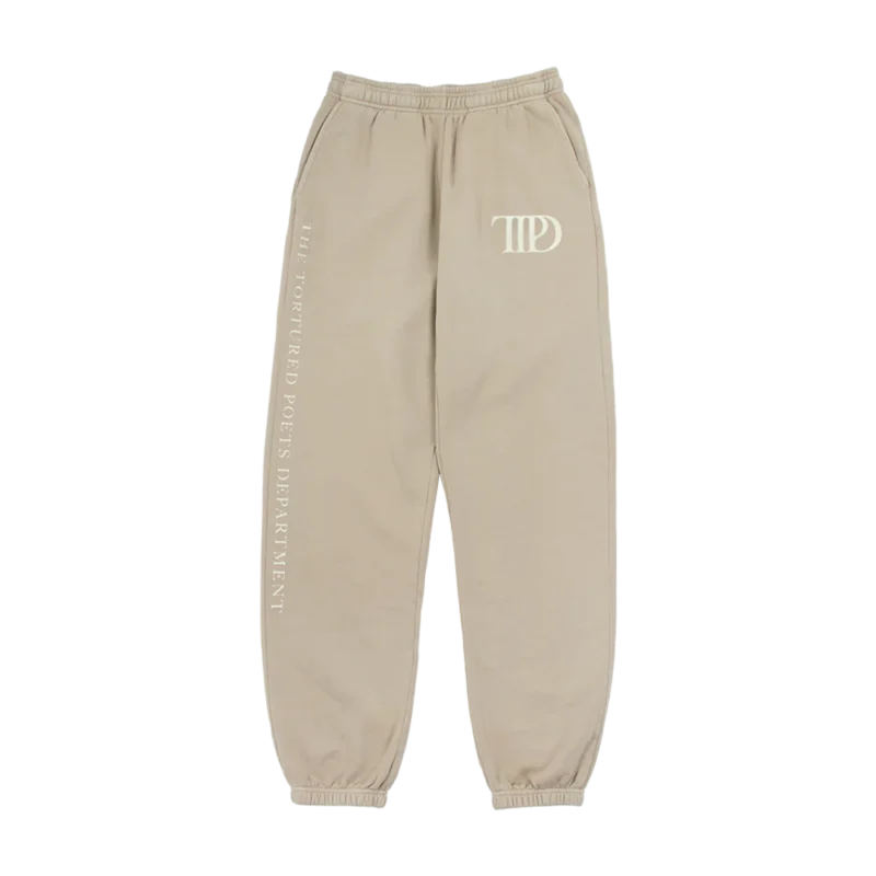 The Tortured Poets Department Beige Sweatpants