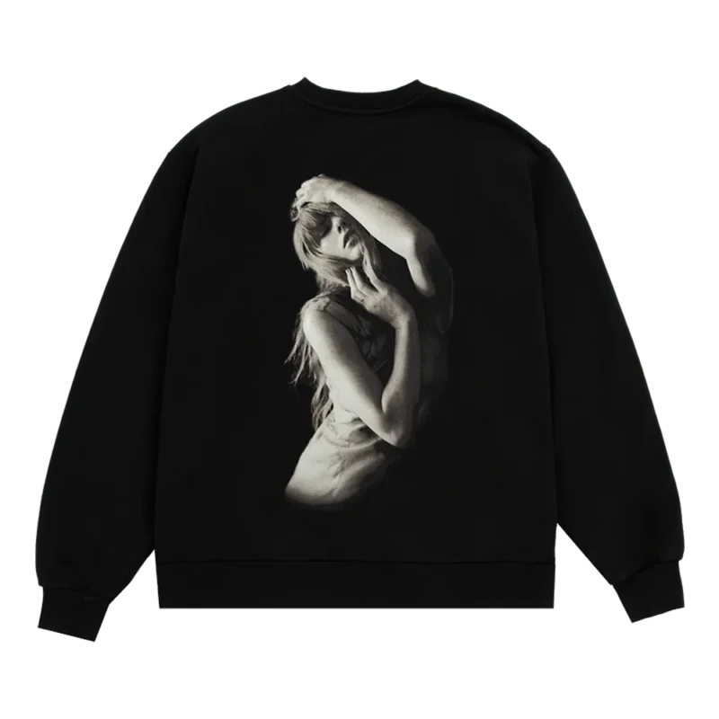 The Tortured Poets Department Black Crewneck