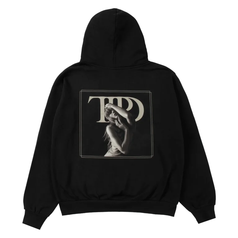 The Tortured Poets Department Black Hoodie