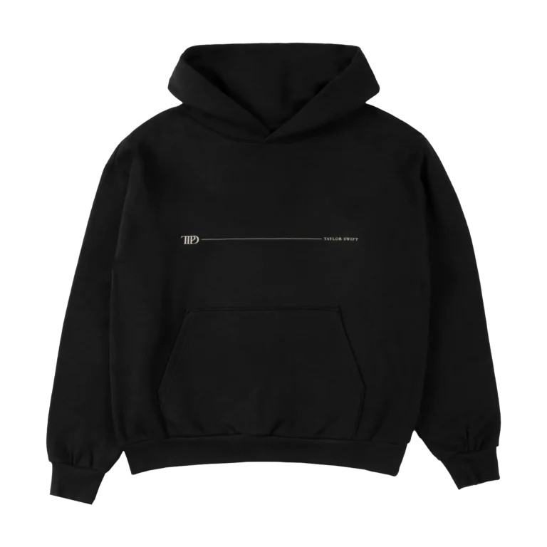 The Tortured Poets Department Black Hoodie