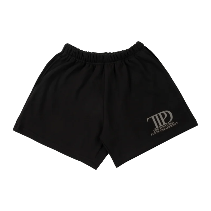 The Tortured Poets Department Black Shorts