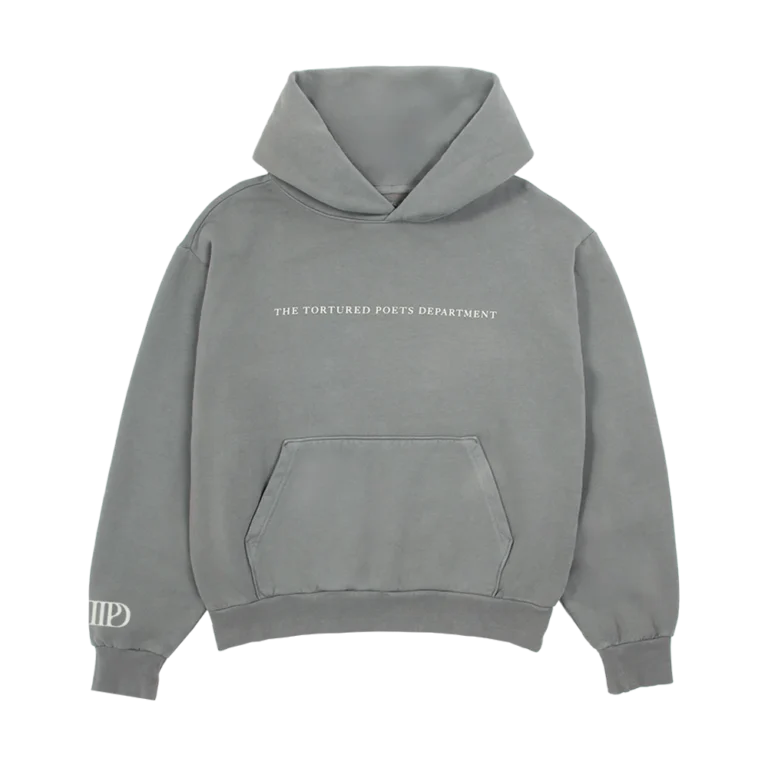 The Tortured Poets Department Gray Hoodie