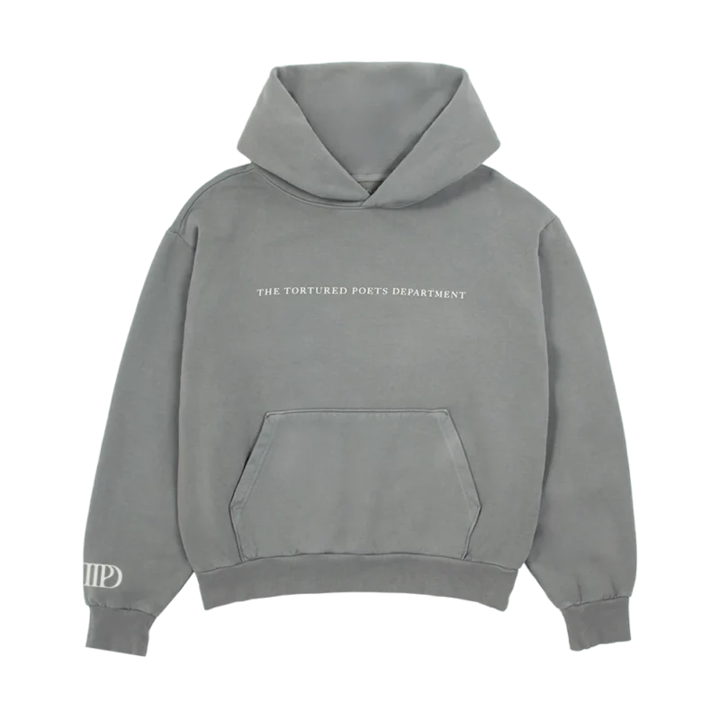 The Tortured Poets Department Gray Hoodie