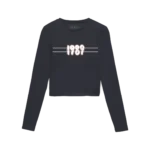 1989 (Taylor's Version) Cropped Navy Long Sleeve