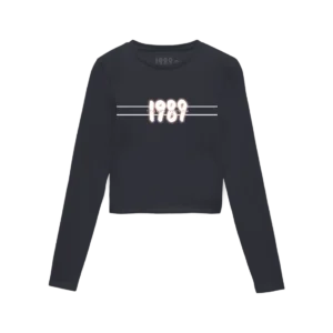 1989 (Taylor's Version) Cropped Navy Long Sleeve