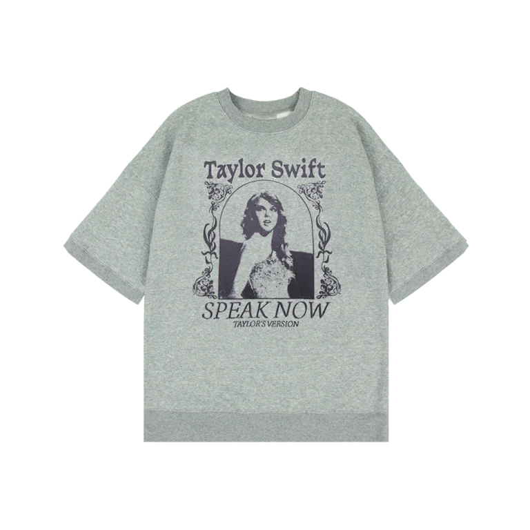 Speak Now (Taylor's Version) Heather Gray Fleece T-Shirt