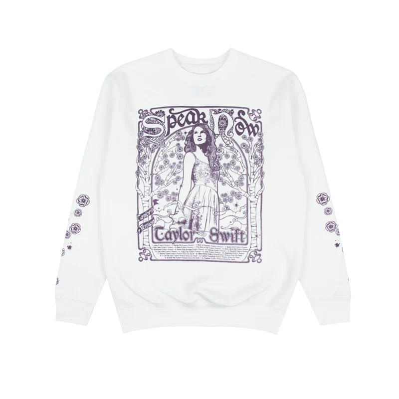 Speak Now (Taylor's Version) Tracklist White Crewneck