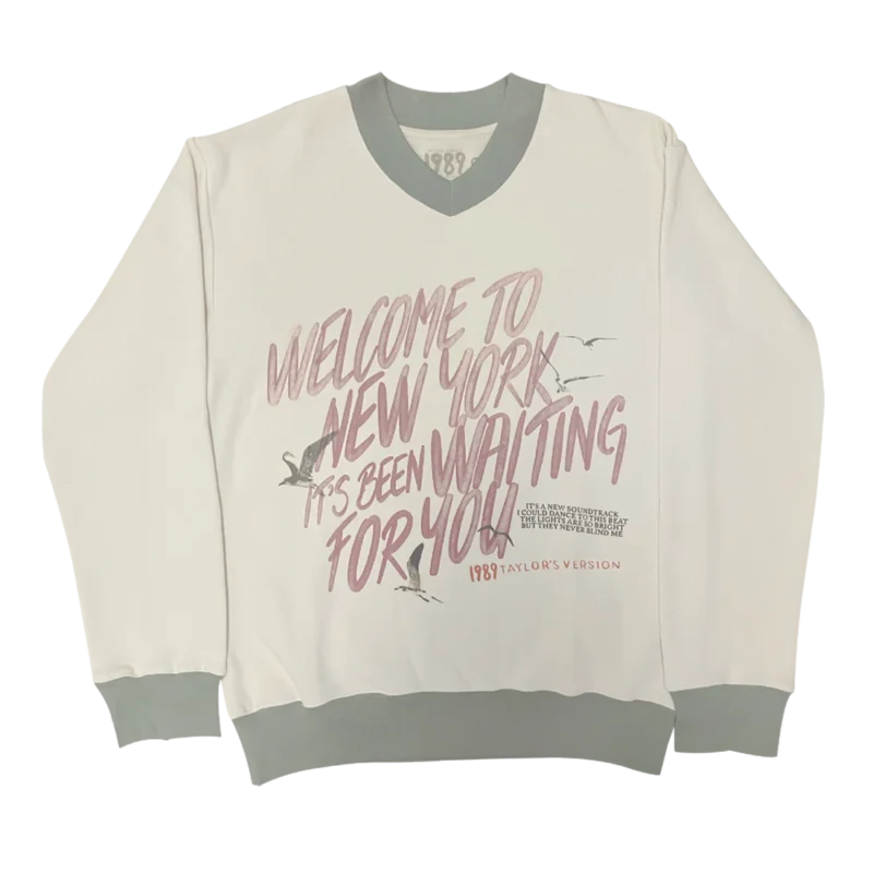 Welcome To New York V-Neck Pullover