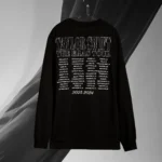 The Eras Tour TTPD Live Photo Longsleeve Oversized T-Shirt bcak