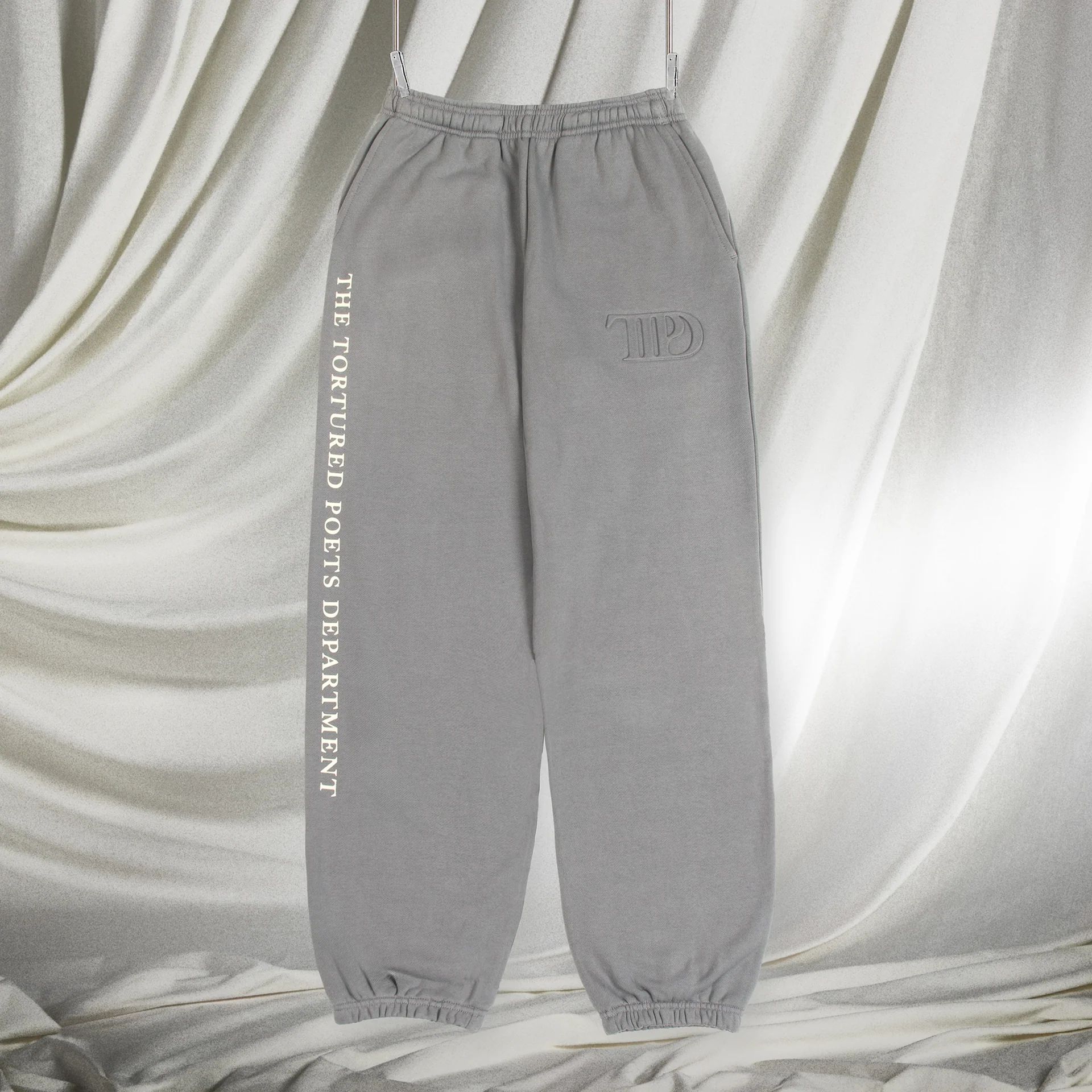 TTPD Gray Embossed Sweatpants