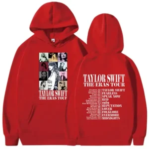 Taylor Swift Hoodie – The Eras Tour Red Hoodie