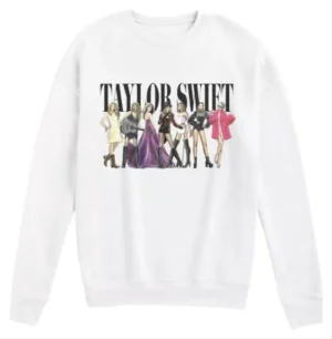 Taylor Swift Sweatshirt The Eras Tour White Sweatshirt