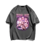 Taylor Swift T-Shirt Taylor Swift Album Gray T-Shirt