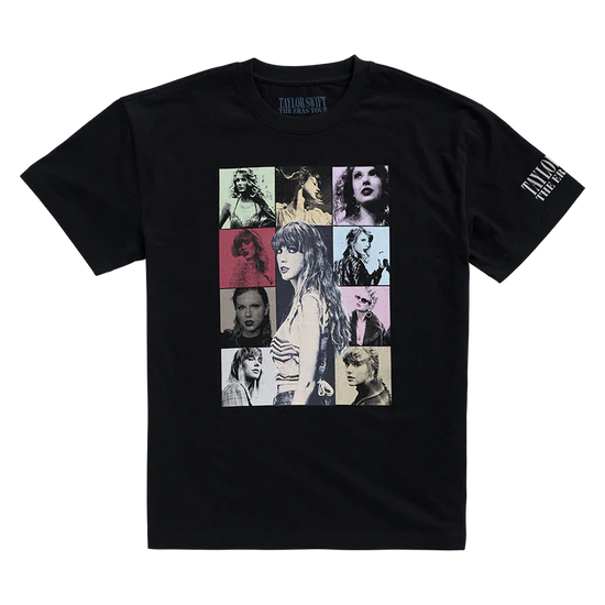 Taylor Swift The Eras International Tour Black T-Shirt