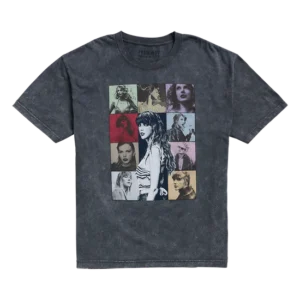 Taylor Swift The Eras International Tour Mineral Wash Gray T-Shirt