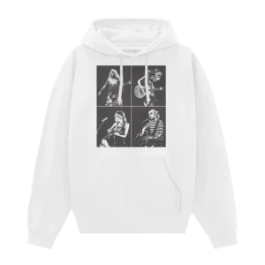 Taylor Swift The Eras Tour Collage White Hoodie