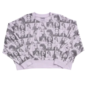 Taylor Swift The Eras Tour Cropped Lavender Pullover