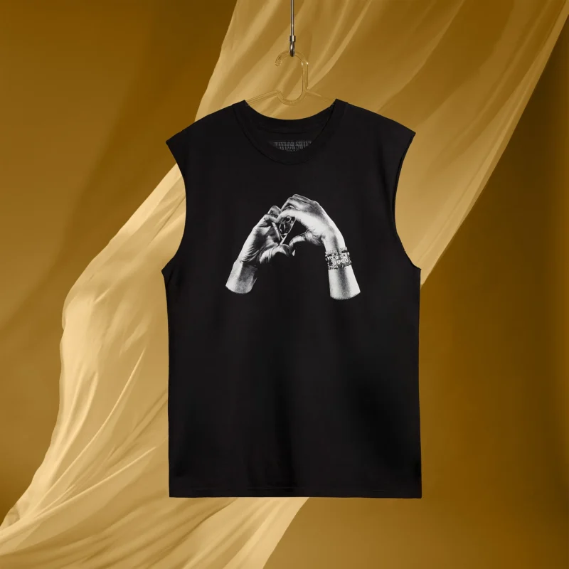 Taylor Swift The Eras Tour Heart Hands Muscle Oversized Tank