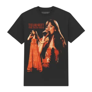 Taylor Swift The Eras Tour Photo Black T-Shirt