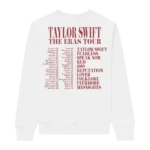 Taylor Swift The Eras Tour Photo White Crewneck back