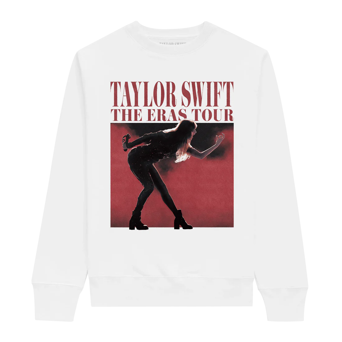 Taylor Swift The Eras Tour Photo White Crewneck