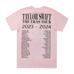 Taylor Swift The Eras Tour Pink T-Shirt back