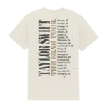 The Eras Tour Taylor Swift evermore Album T-Shirt back