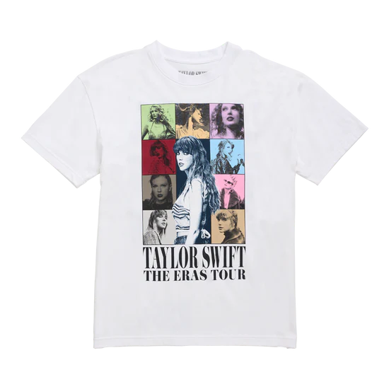 Taylor Swift The Eras Tour US Dates White T-Shirt