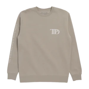 The Tortured Poets Department Beige Crewneck