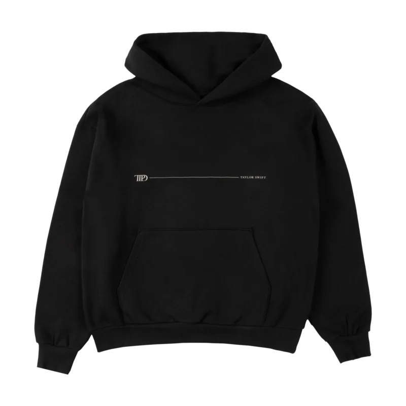 The Tortured Poets Department Black Hoodie