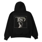 The Tortured Poets Department Black Hoodie back