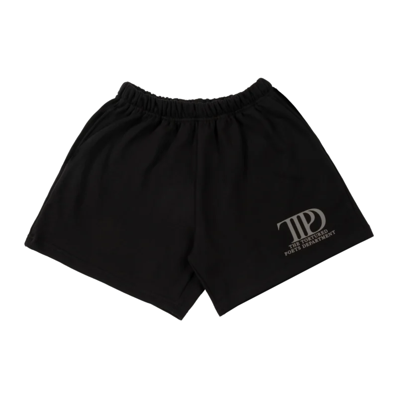 The Tortured Poets Department Black Shorts