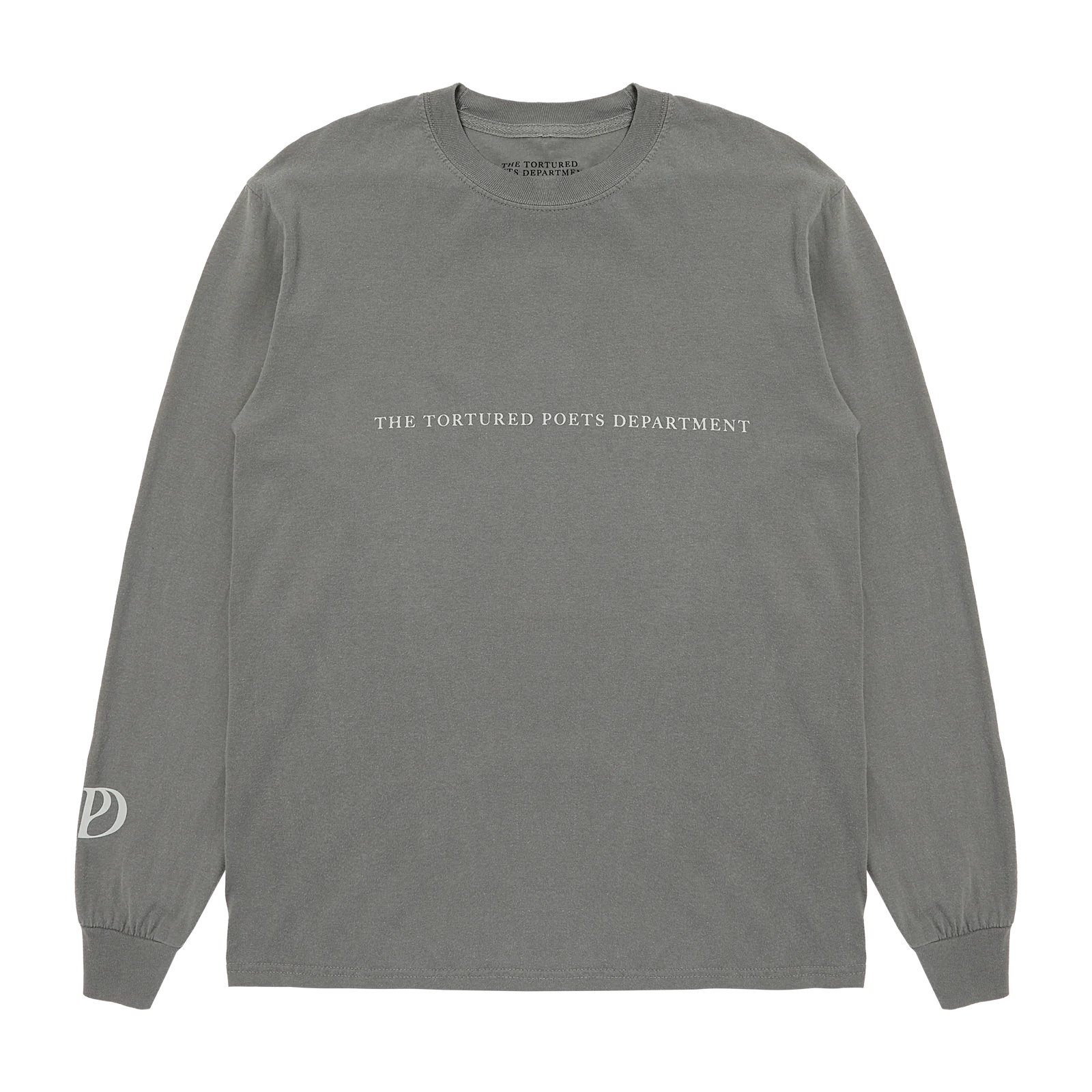 The Tortured Poets Department Gray Photo Long Sleeve T-Shirt