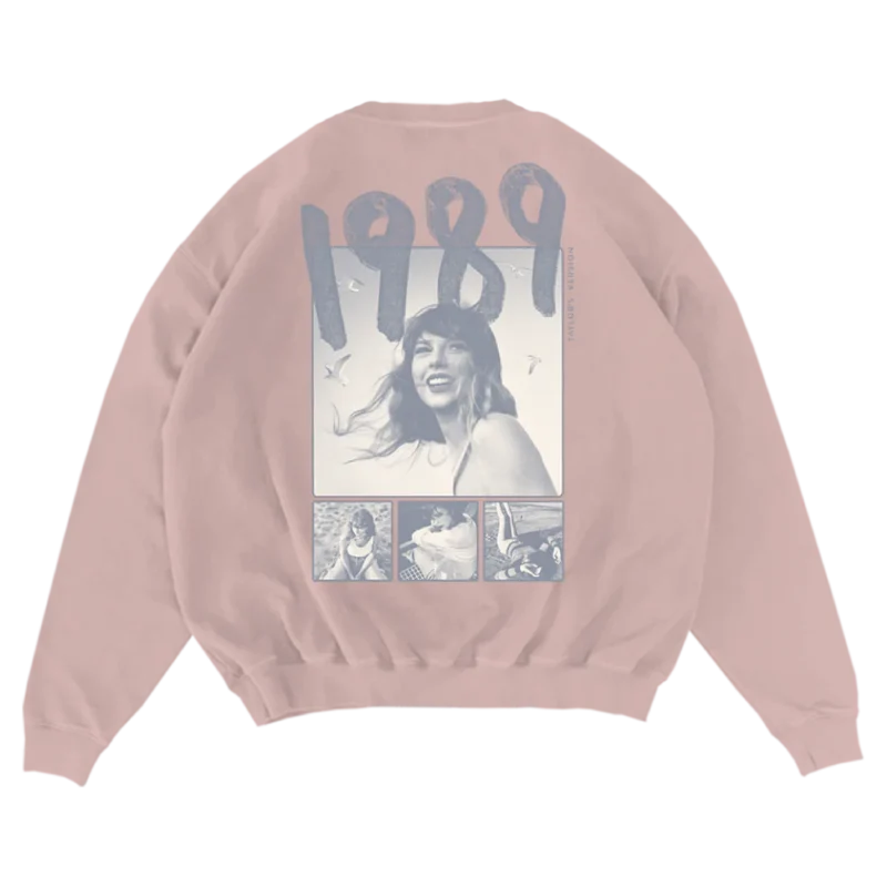 1989 (Taylor's Version) Pink Crewneck back