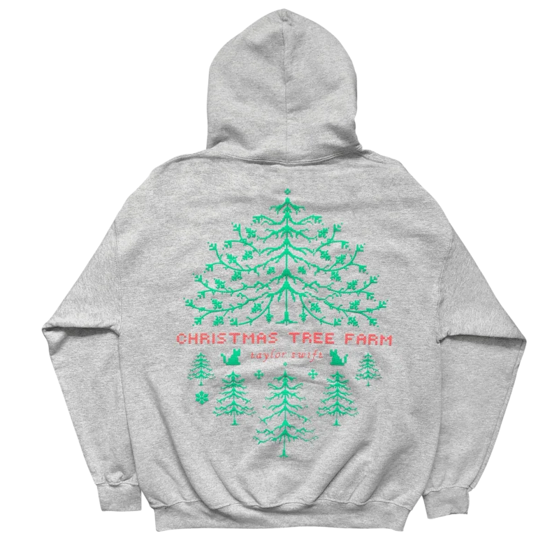 Christmas Tree Farm Hoodie back