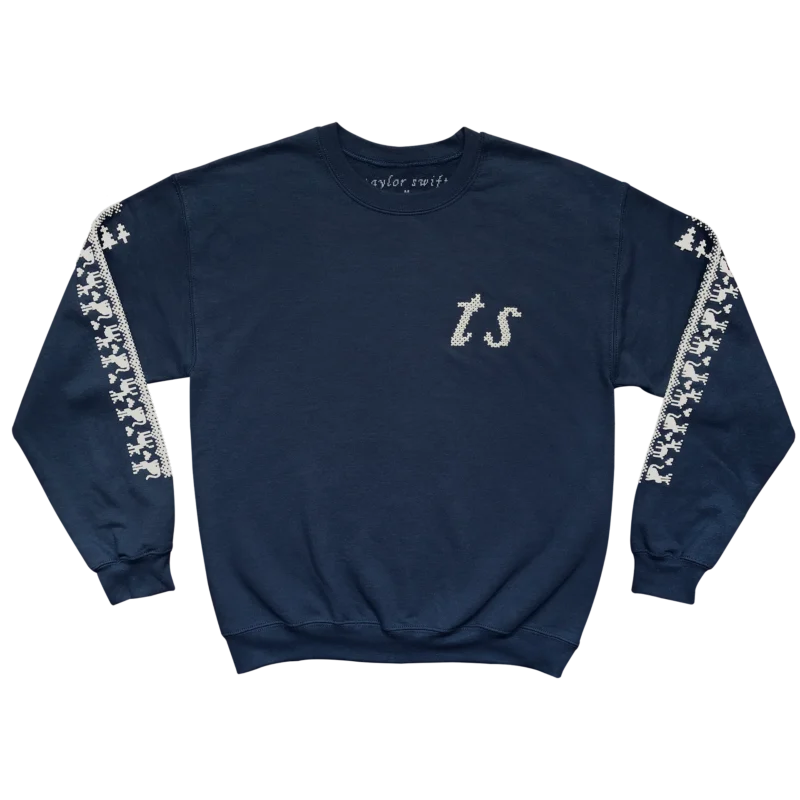 Christmas Tree Farm Navy Pullover