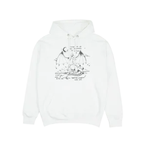 Fighting Dragons With You White Hoodie