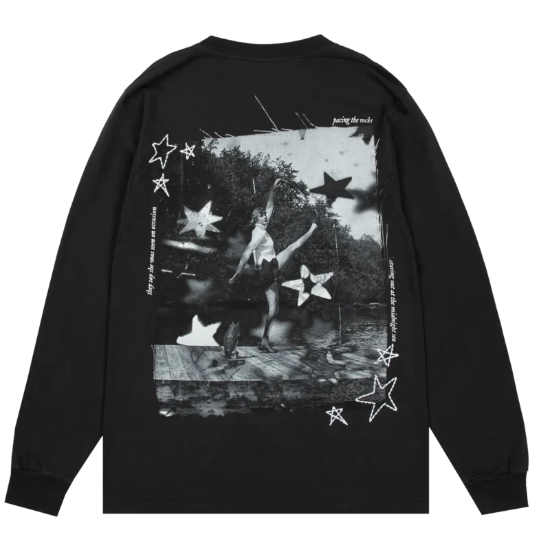 Folklore Album Pacing The Rocks Longsleeve T-Shirt back